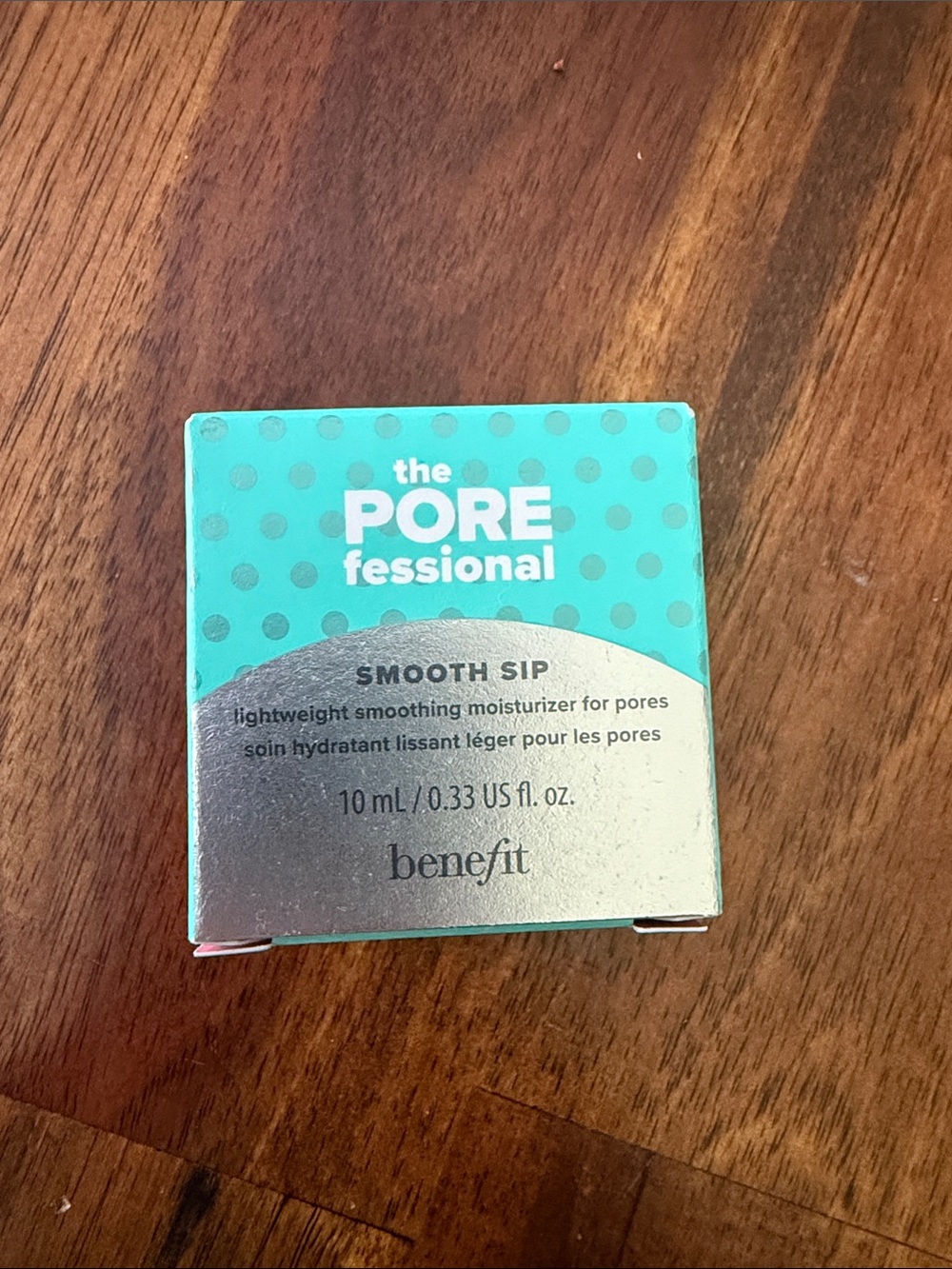 🥳7/$10!! NEW Benefit POREfessional Smooth Sip Moisturizer - Teal and Silver